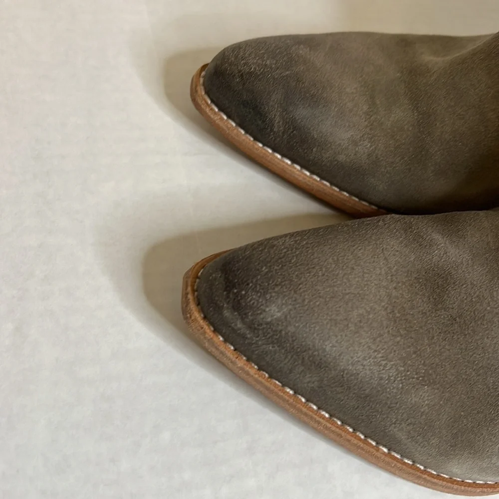 FREE PEOPLE NEW FRONTIER WESTERN BOOTS DISTRESSED - Picture 6 of 16